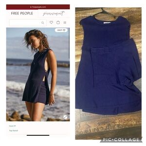 Free people Miranda sweater set